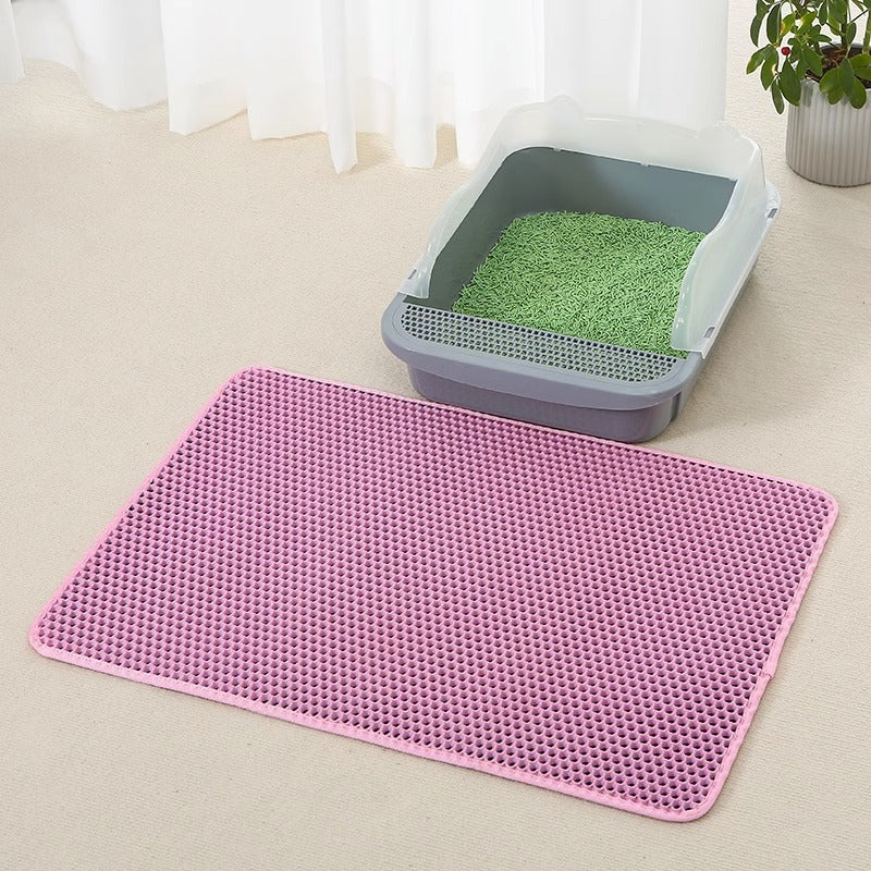 Anti Splash EVA Double-layer Cat Litter Mat